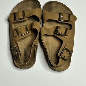 Old Navy Kids Tan Buckle Sandals